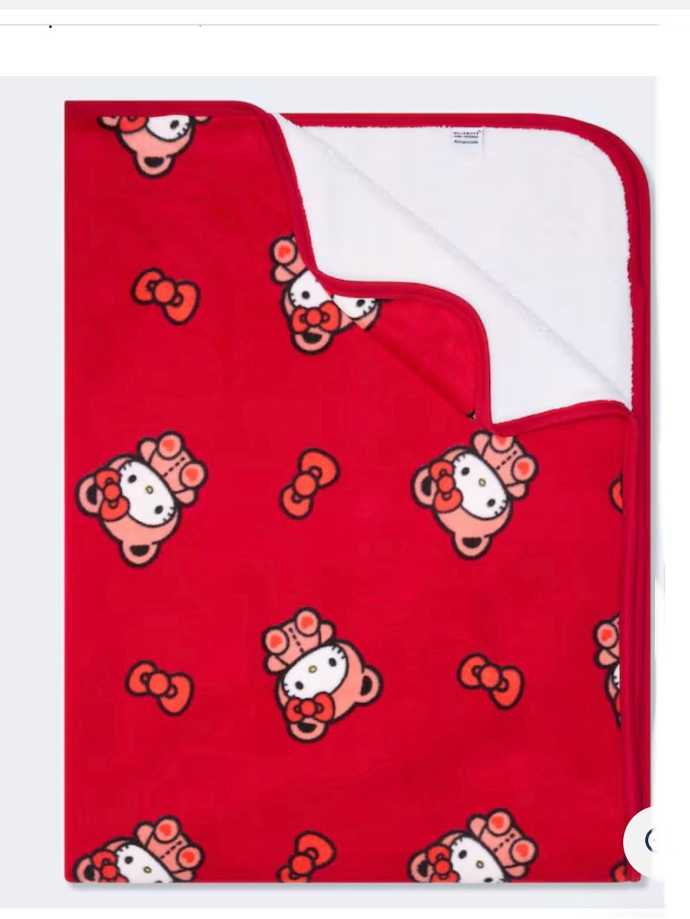 New hello kitty bear fleece blanket